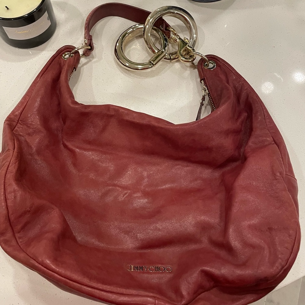 Jimmy Choo leather tote